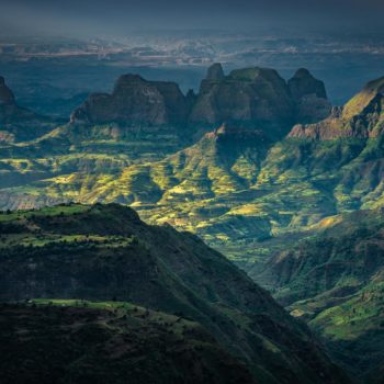 Vue depuis le parc national du Simien