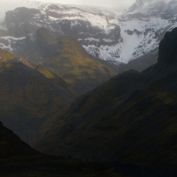Jeu de lumière près du Vatnajokull