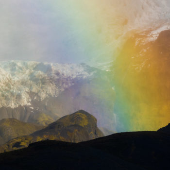 Arc en ciel près du Vatnajokull