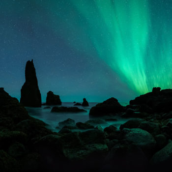 Aurore boréale en Islande