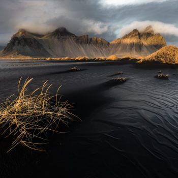Vestrahorn à maree basse