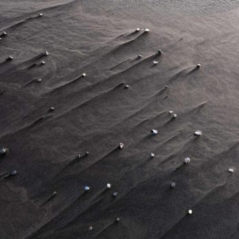 Coquillages et sable sculpté