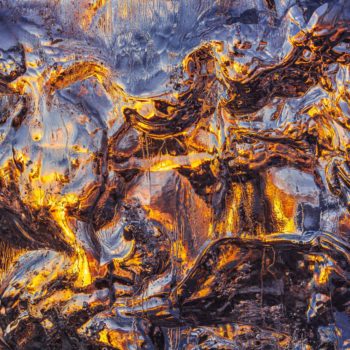 Texture de glace sur la plage de Diamond Beach en Islande