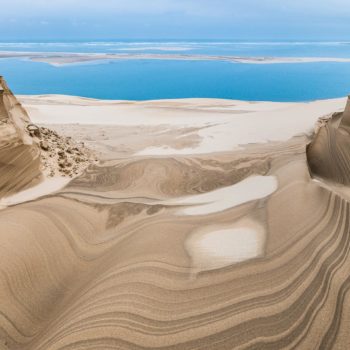 Dune du Pilat sculptée par le vent