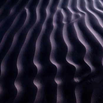 Texture dans le sable de dune au Sultanat d'Oman