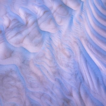 Texture dans le sable de dune au Sultanat d'Oman