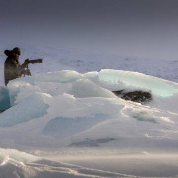Tempête de neige durant le stage photo en Suède. ©Jean-Marie Leclerc