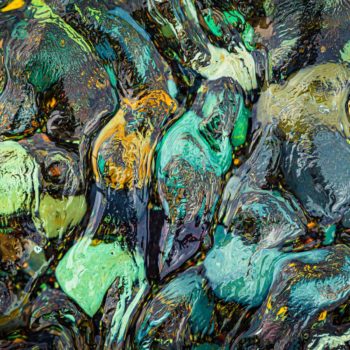 Texture de glace sur la plage de Diamond Beach en Islande