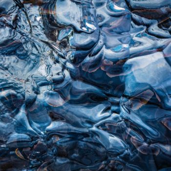 Texture de glace sur la plage de Diamond Beach en Islande